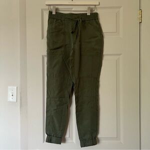 Banana Republic Olive Green Jogger Pants